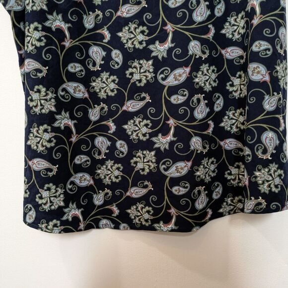 Time And Tru Blue Paisley Tank Top Womens XXXL (22) - Picture 4 of 9